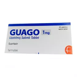 Гуанфацин Гуаго Guago : аналог Эстулик таб. 1мг N28 фото