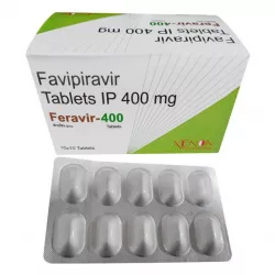 Фавипиравир (Feravir-400) 400!мг :: Арепливир аналог :: таб. №10